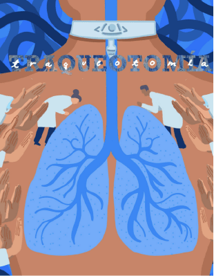Traqueotomía <br></noscript><br>La traqueotomía es un proceso que permite a los pacientes un mayor flujo del aire para sus pulmones, por lo que en este cartel se busca mostrar una percepción de los beneficios que este proceso genera. <br><br>Jesús Aranda (2023) Facultad de Ciencias Políticas y Sociales UNAM